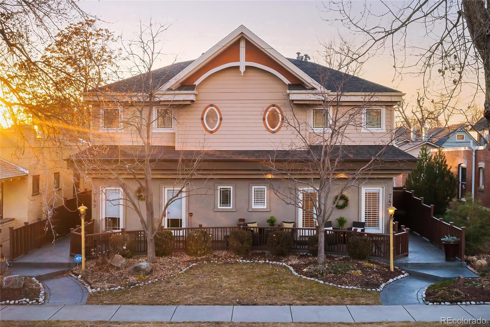 747 South Emerson Street Denver, CO 80209 - Photo 43 of 48 a front view of a building with garden