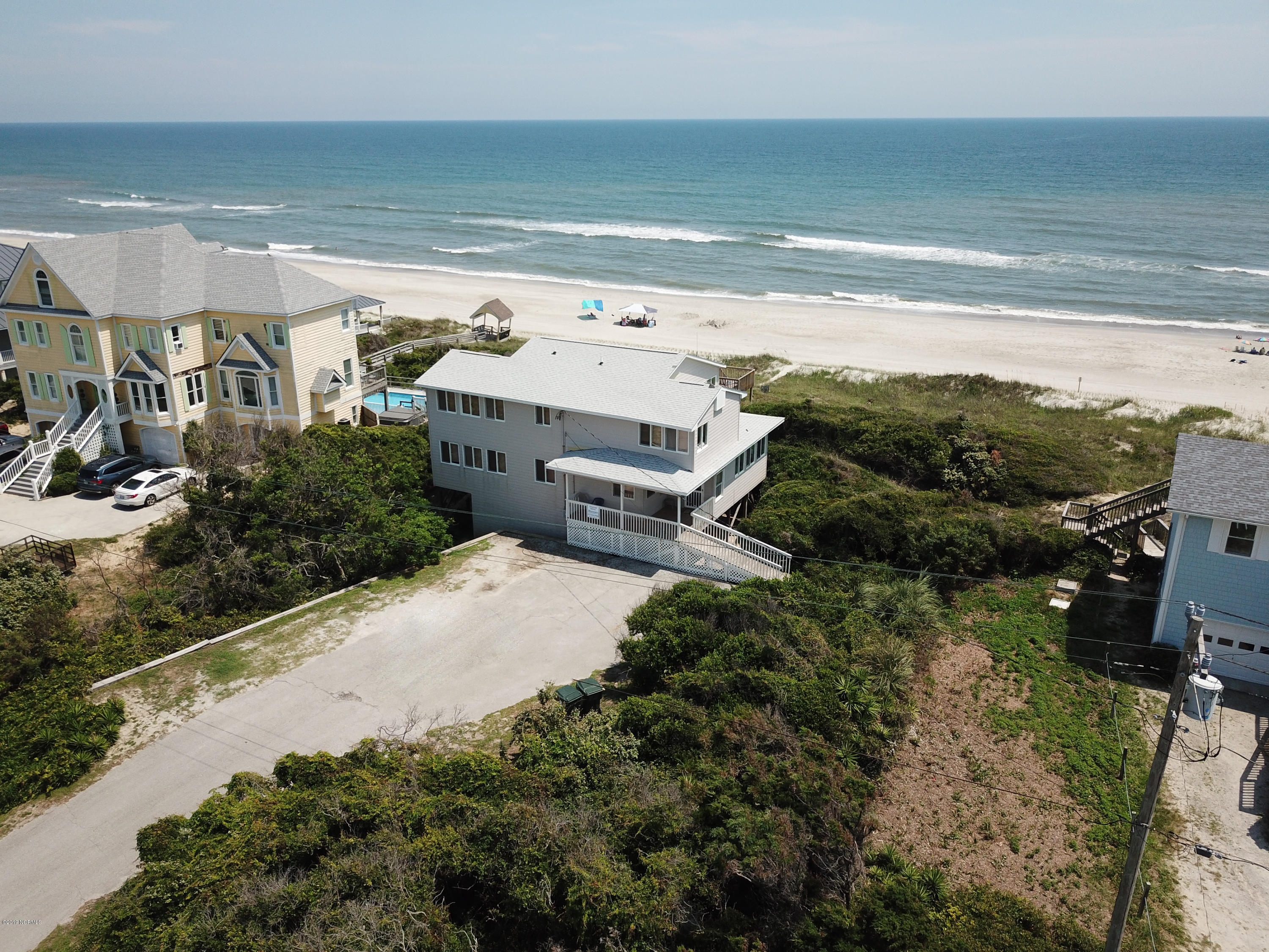 1817 Salter Path Road Indian Beach, NC 28512 - Photo 23 of 24 Aerial view from road