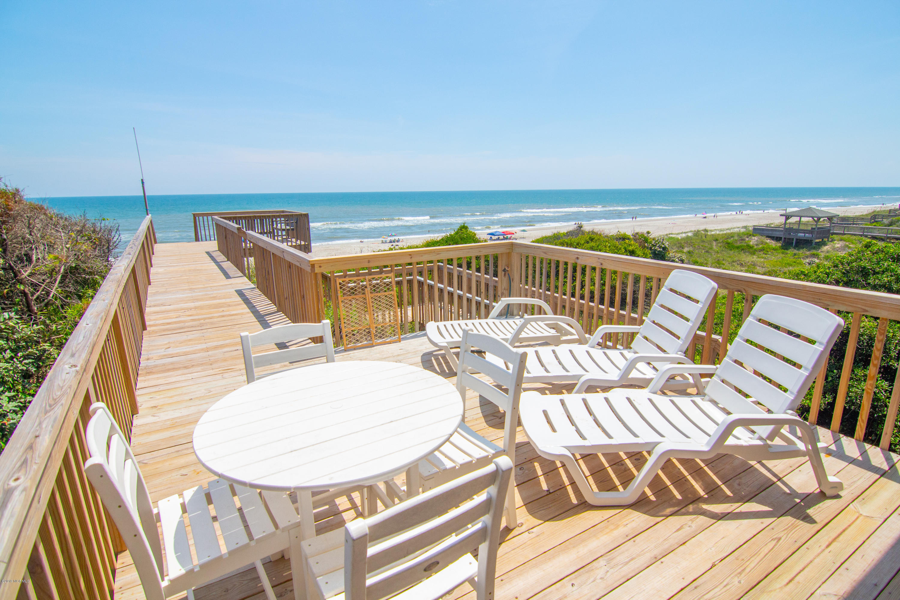 1817 Salter Path Road Indian Beach, NC 28512 - Photo 4 of 24 view from deck