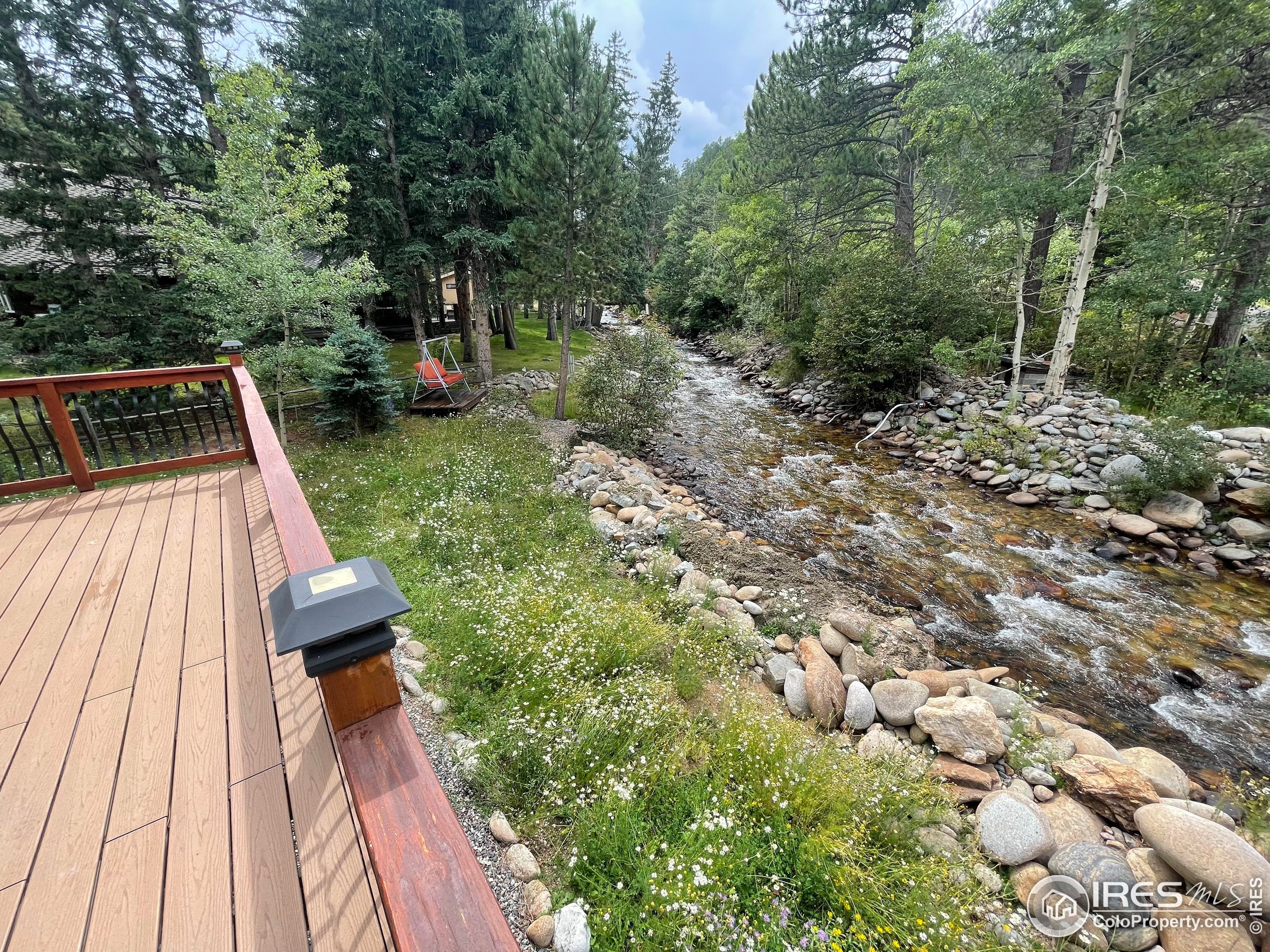 664 Riverside Drive Lyons, CO 80540 - Photo 14 of 16 a view of deck with patio
