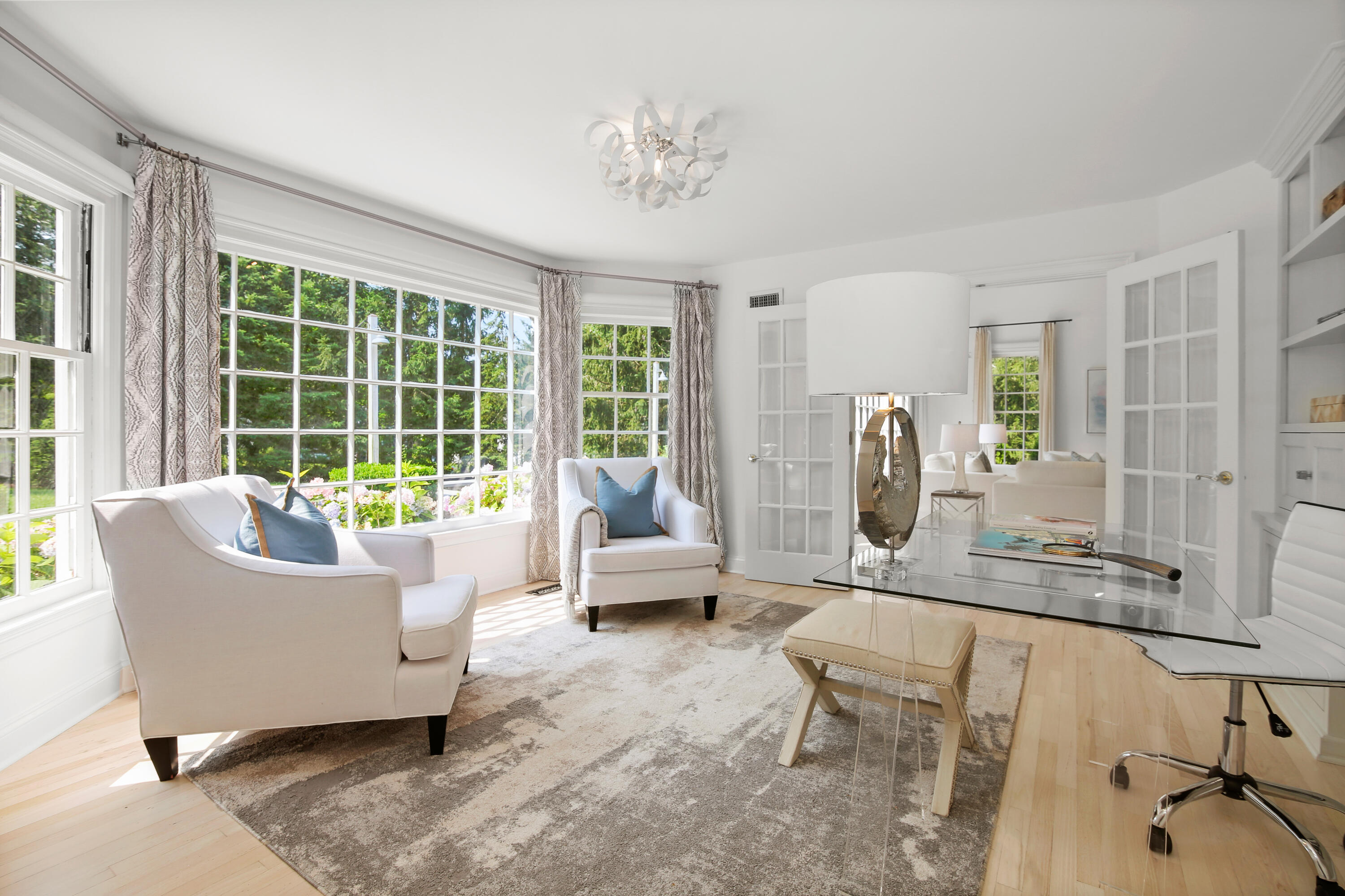 114 Colony Road Darien, CT 06820 - Photo 11 of 40 a living room with furniture and a large window