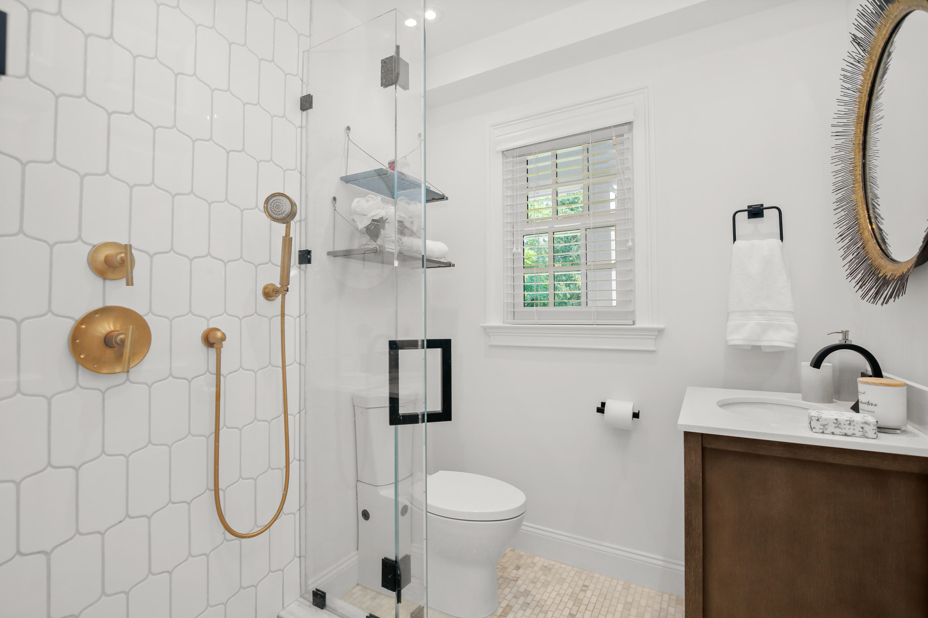 114 Colony Road Darien, CT 06820 - Photo 28 of 40 a bathroom with a sink toilet and shower