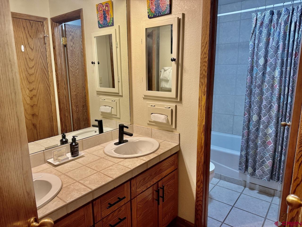 11 Snowmass Road, Unit 337 Crested Butte, CO 81225 - Photo 29 of 35 a bathroom with a sink and a mirror