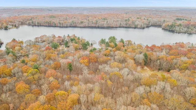 a view of lake and mountain