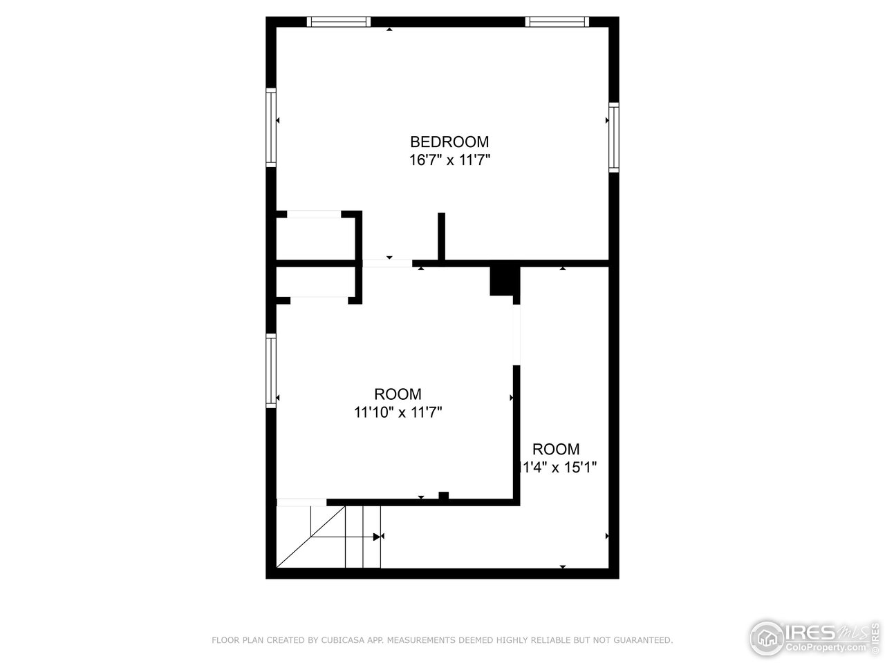 2706 7th Avenue Garden City, CO 80631 - Photo 46 of 47 a picture of a bench in front of a door
