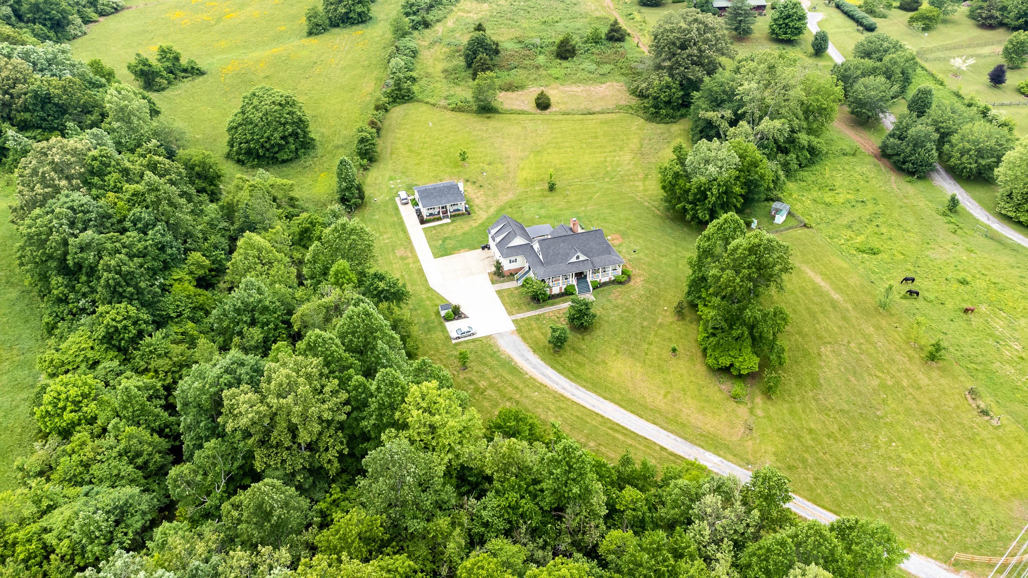 7881 Pinewood Road Fairview, TN 37062 - Photo 38 of 40 an aerial view of a residential houses with yard