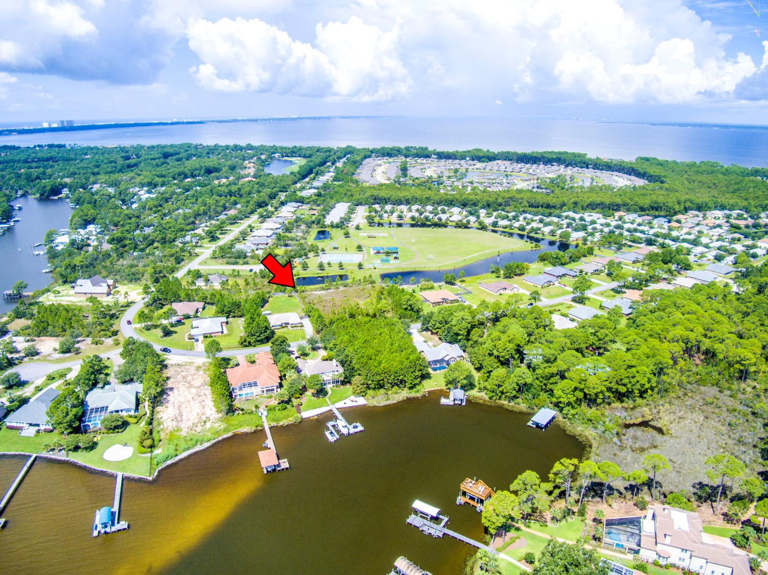 Lot 3 East Shipwreck Road Santa Rosa Beach, FL 32459 - Photo 8 of 26 a view of a lake with a houses