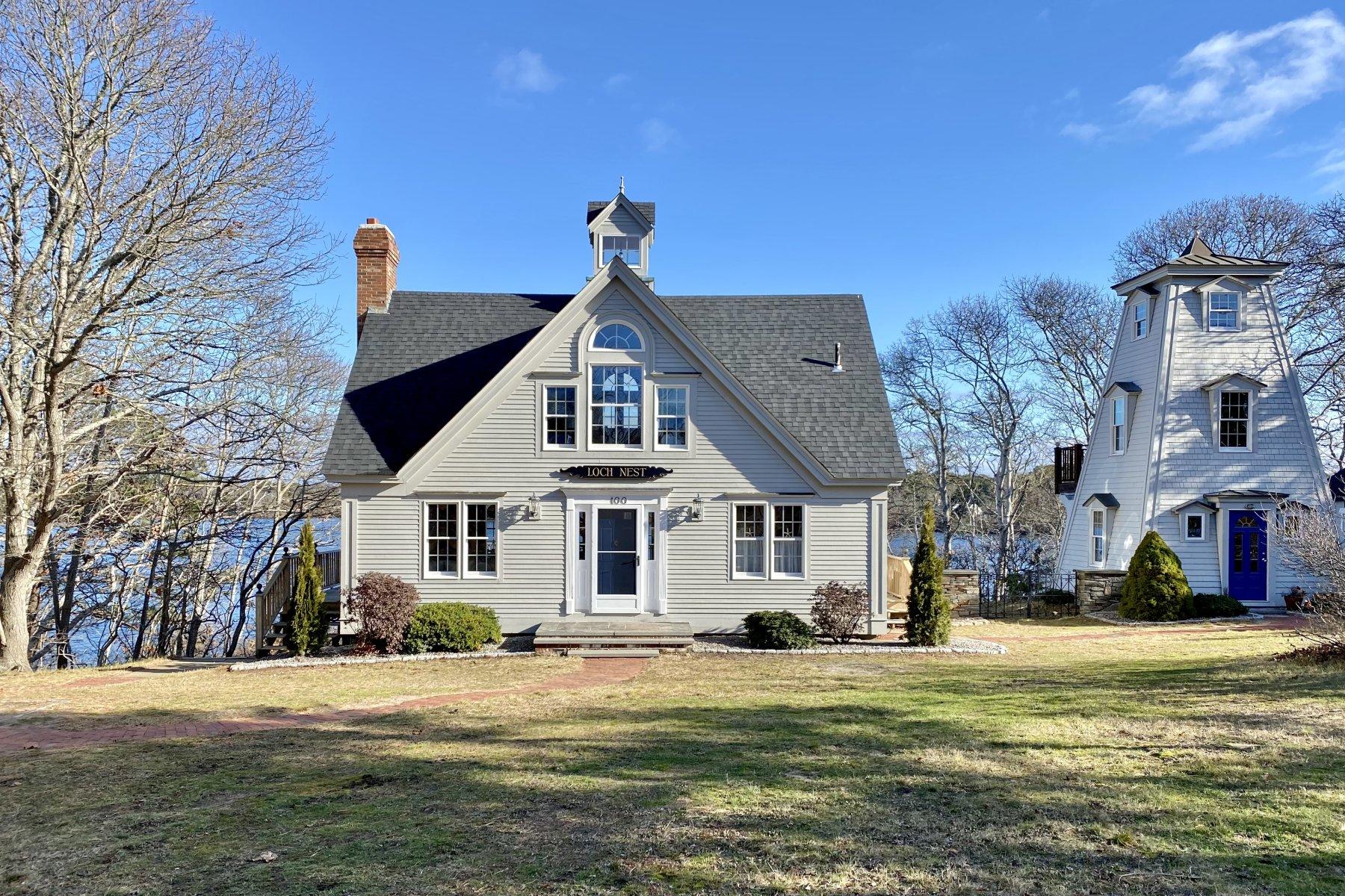 100 Lawton Road Eastham, MA 02642 - Photo 3 of 62 a front view of a house with a yard