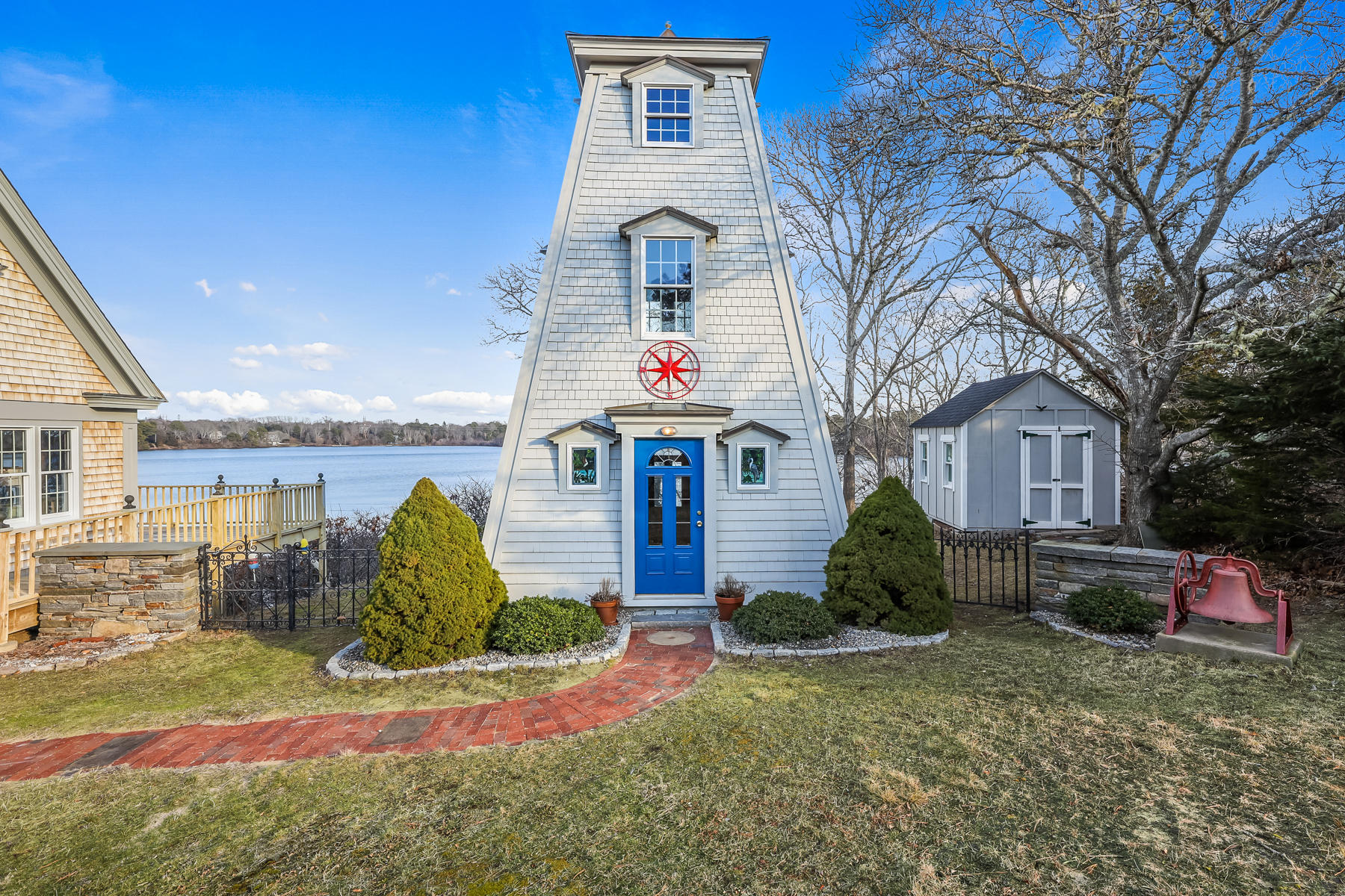 100 Lawton Road Eastham, MA 02642 - Photo 39 of 62 a front view of a house with garden
