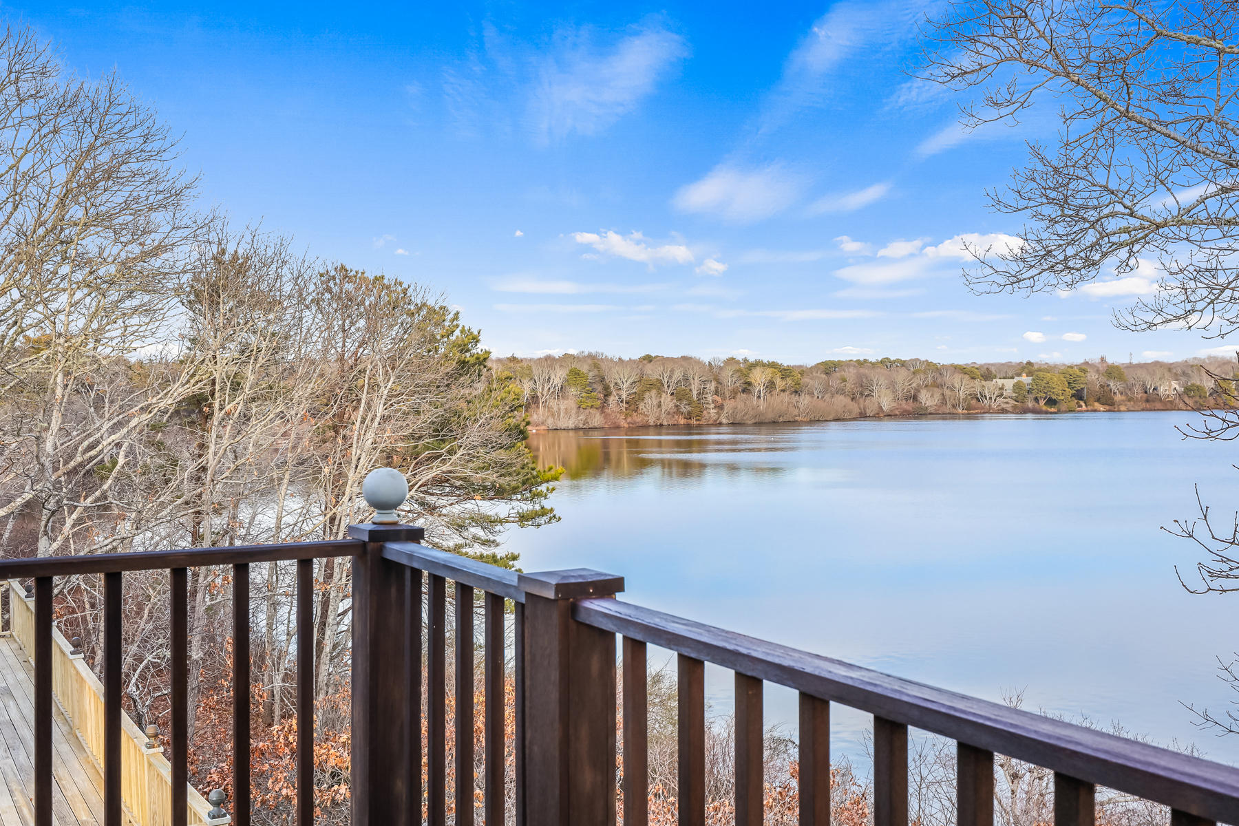 100 Lawton Road Eastham, MA 02642 - Photo 49 of 62 a balcony with outdoor space and lake view