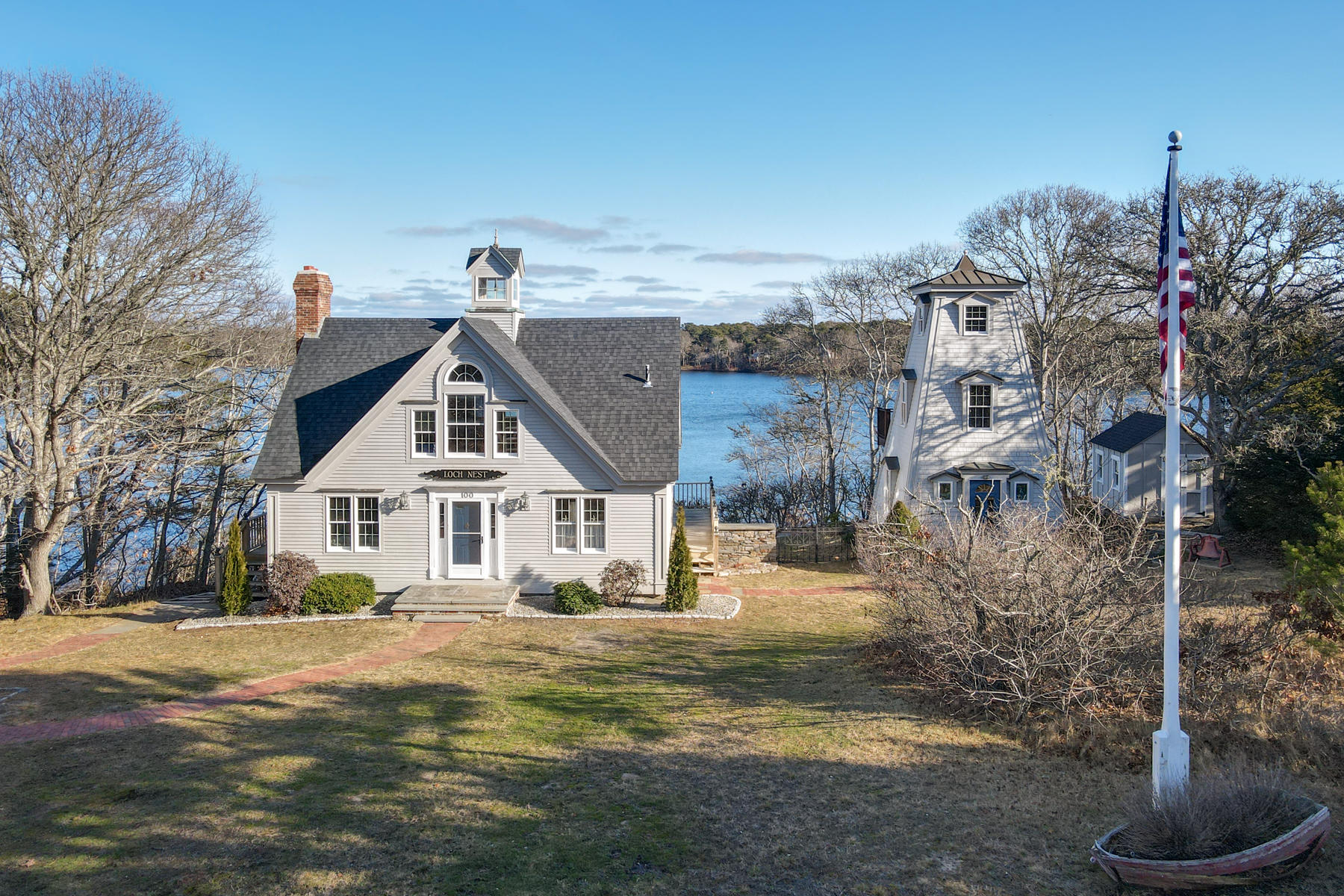 100 Lawton Road Eastham, MA 02642 - Photo 61 of 62 a front view of a house with a yard
