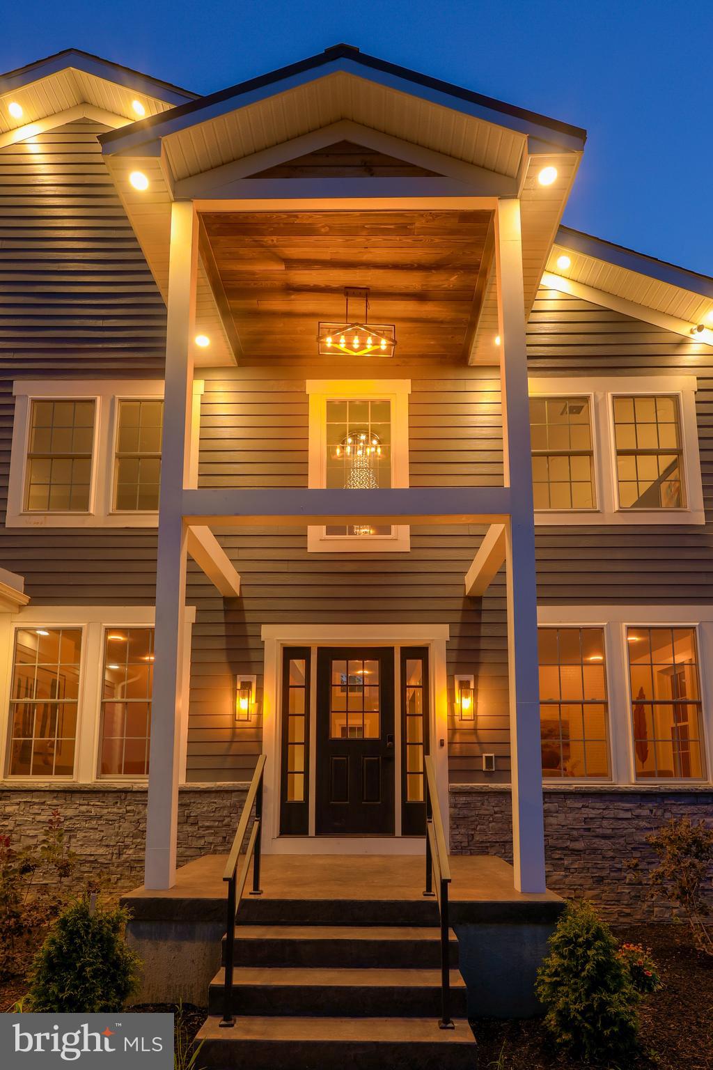 1 Fox Run Road Hummelstown, PA 17036 - Photo 50 of 54 Twilight w/ Lighting Front Entrance