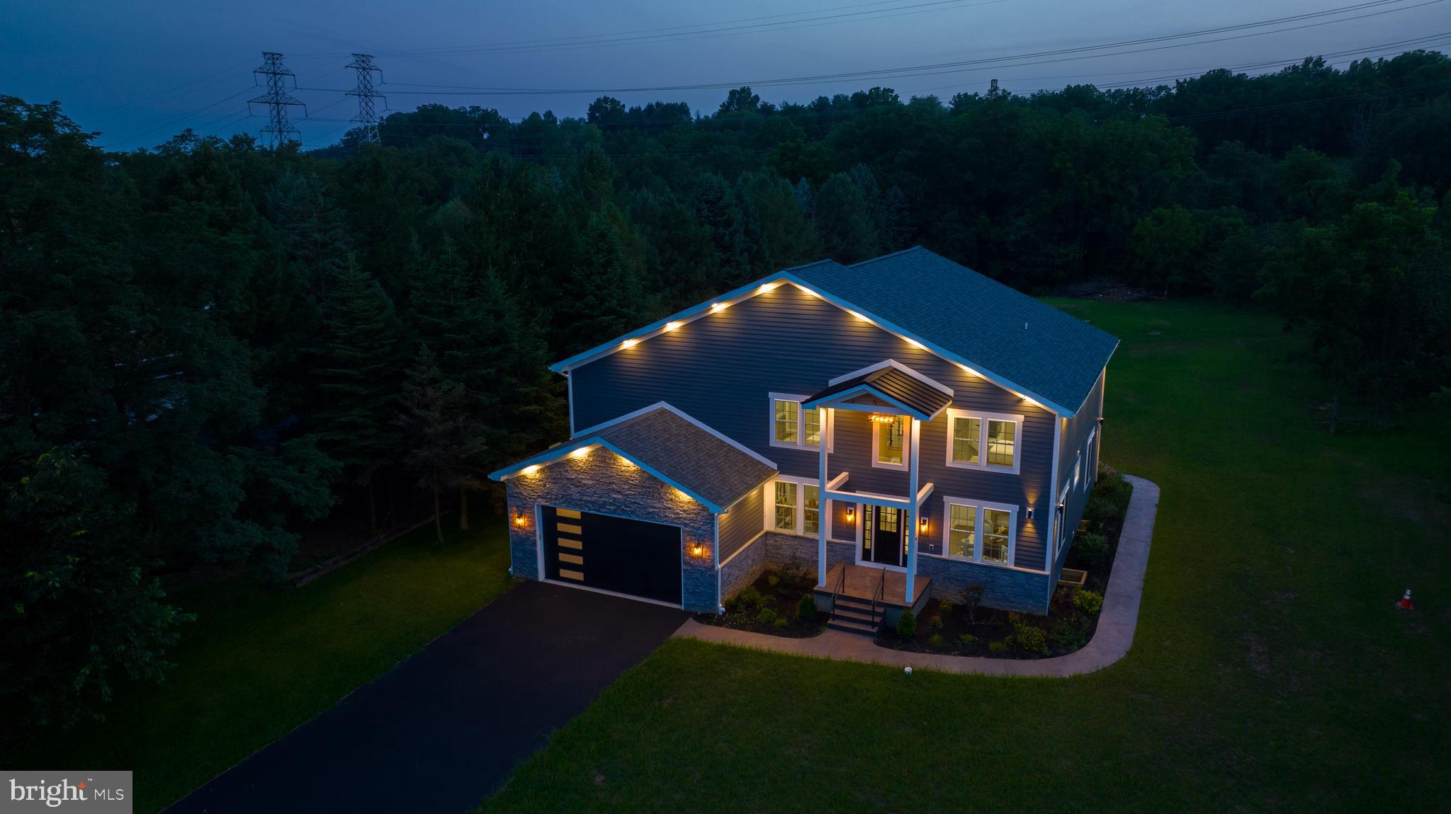 1 Fox Run Road Hummelstown, PA 17036 - Photo 53 of 54 Twilight w/ Lighting Aerial