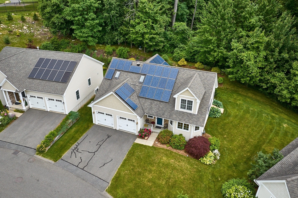 20 Bridge Road, Unit 18 Northampton, MA 01062 - Photo 35 of 42 an aerial view of a house with a garden