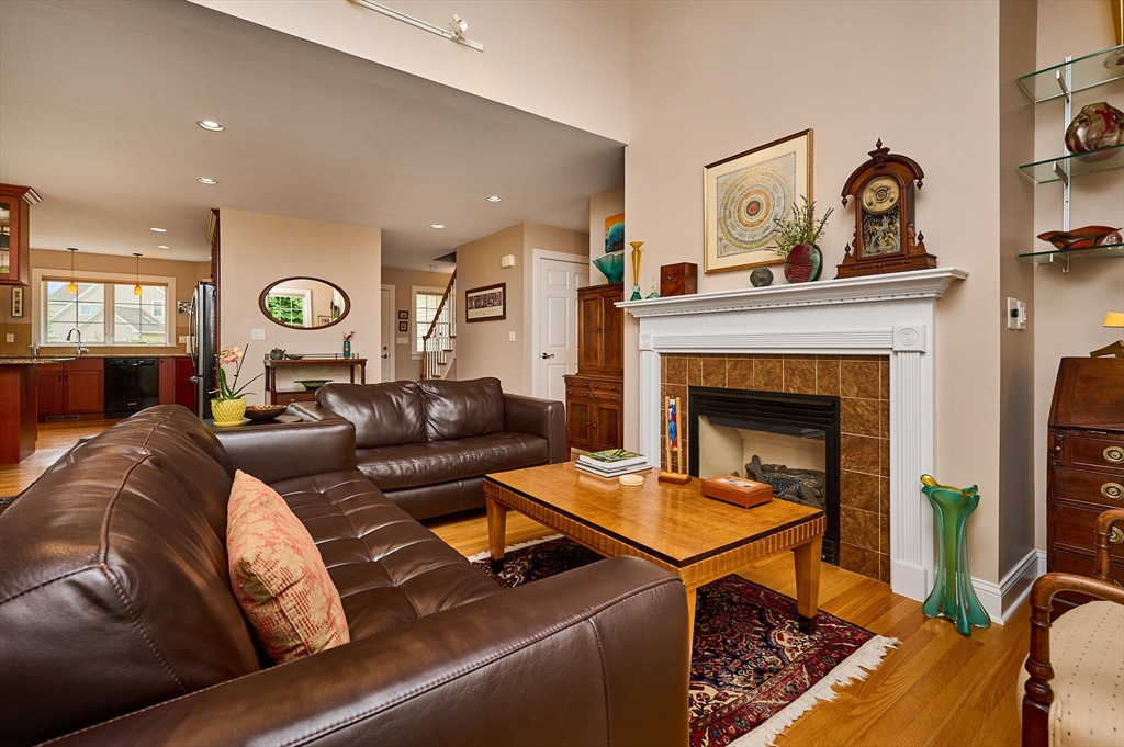 20 Bridge Road, Unit 18 Northampton, MA 01062 - Photo 6 of 42 a living room with furniture and a fireplace