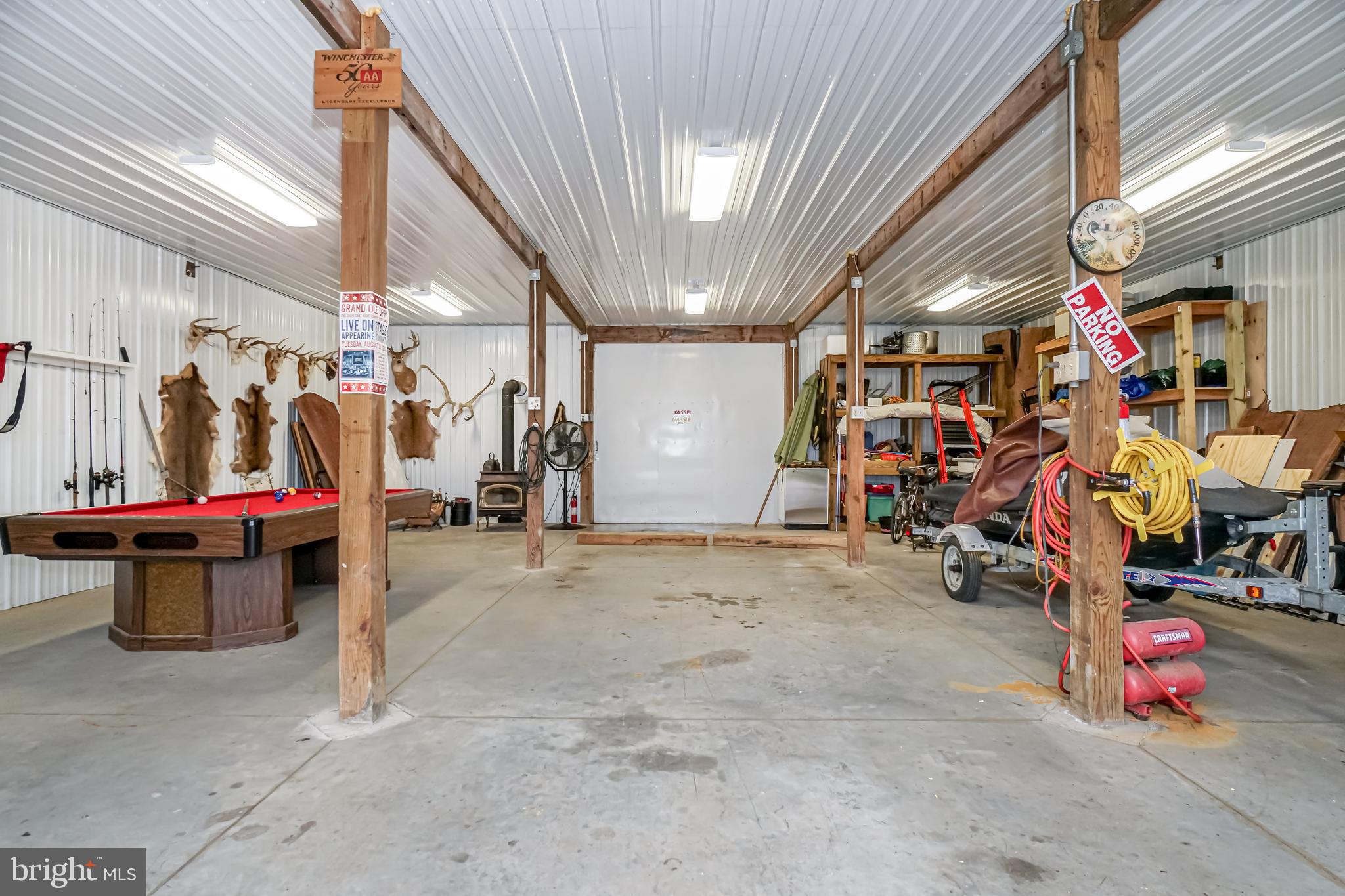 121 Old Line Drive Elkton, MD 21921 - Photo 6 of 37 Inside of pole bldg. Plenty of room for RV / boat.