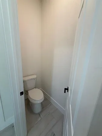 a bathroom with a toilet