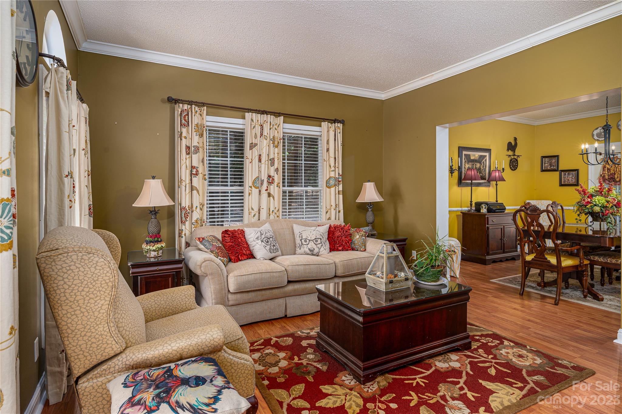 1575 Lewis Farm Road Kings Mountain, NC 28086 - Photo 12 of 42 a living room with furniture and a large window