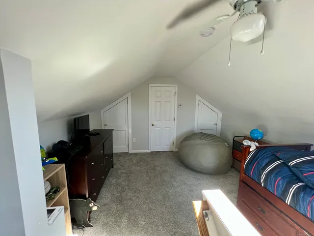 a view of a livingroom with furniture