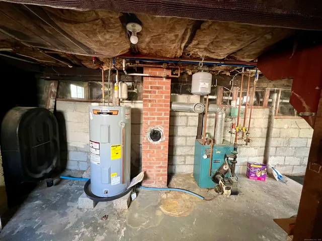 a view of storage and utility room