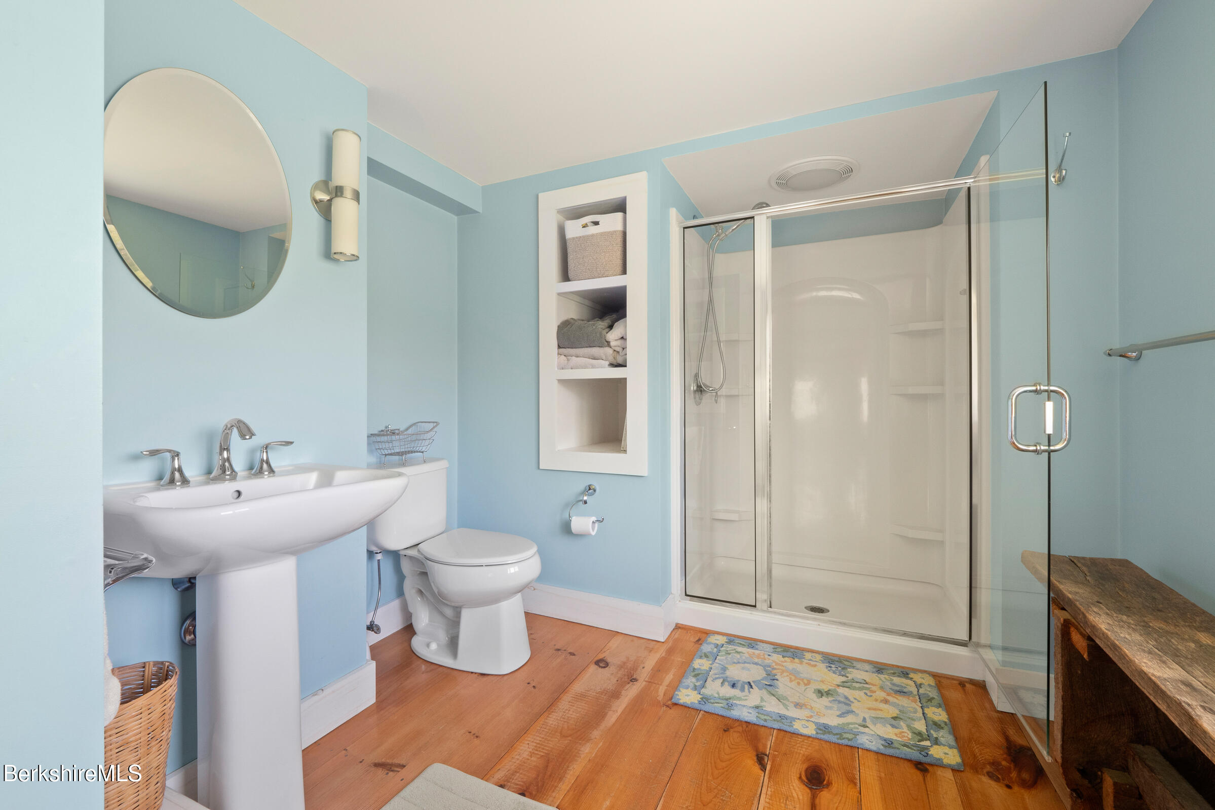 350 Beartown Mountain Road Monterey, MA 01245 - Photo 29 of 38 a bathroom with a sink a toilet and shower