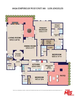 $2,995,000 | 10126 Empyrean Way, Unit 102, Los Angeles, CA 90067