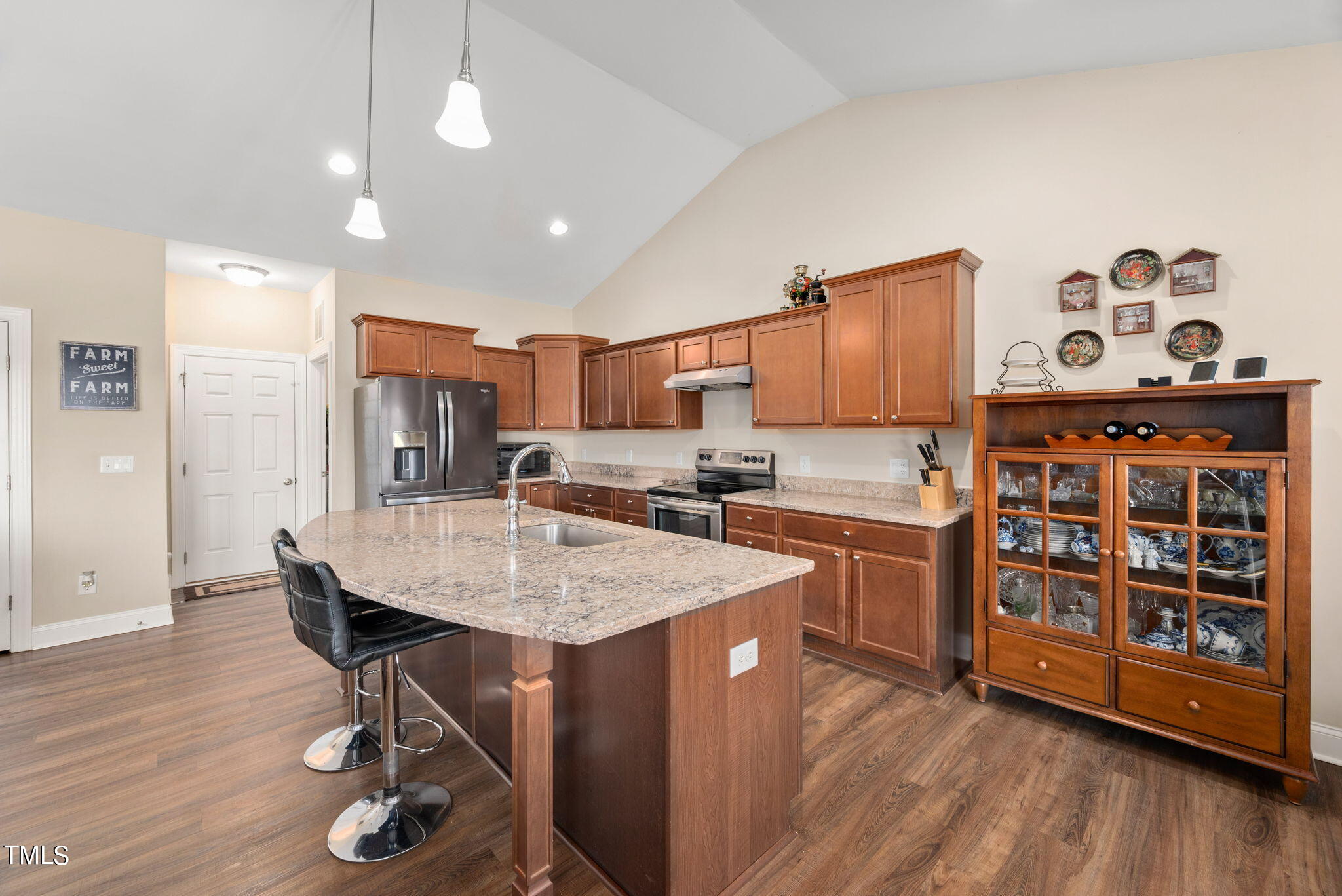 1428 Spring Valley Lake Road Henderson, NC 27537 - Photo 60 of 92 Lovely large kitchen island