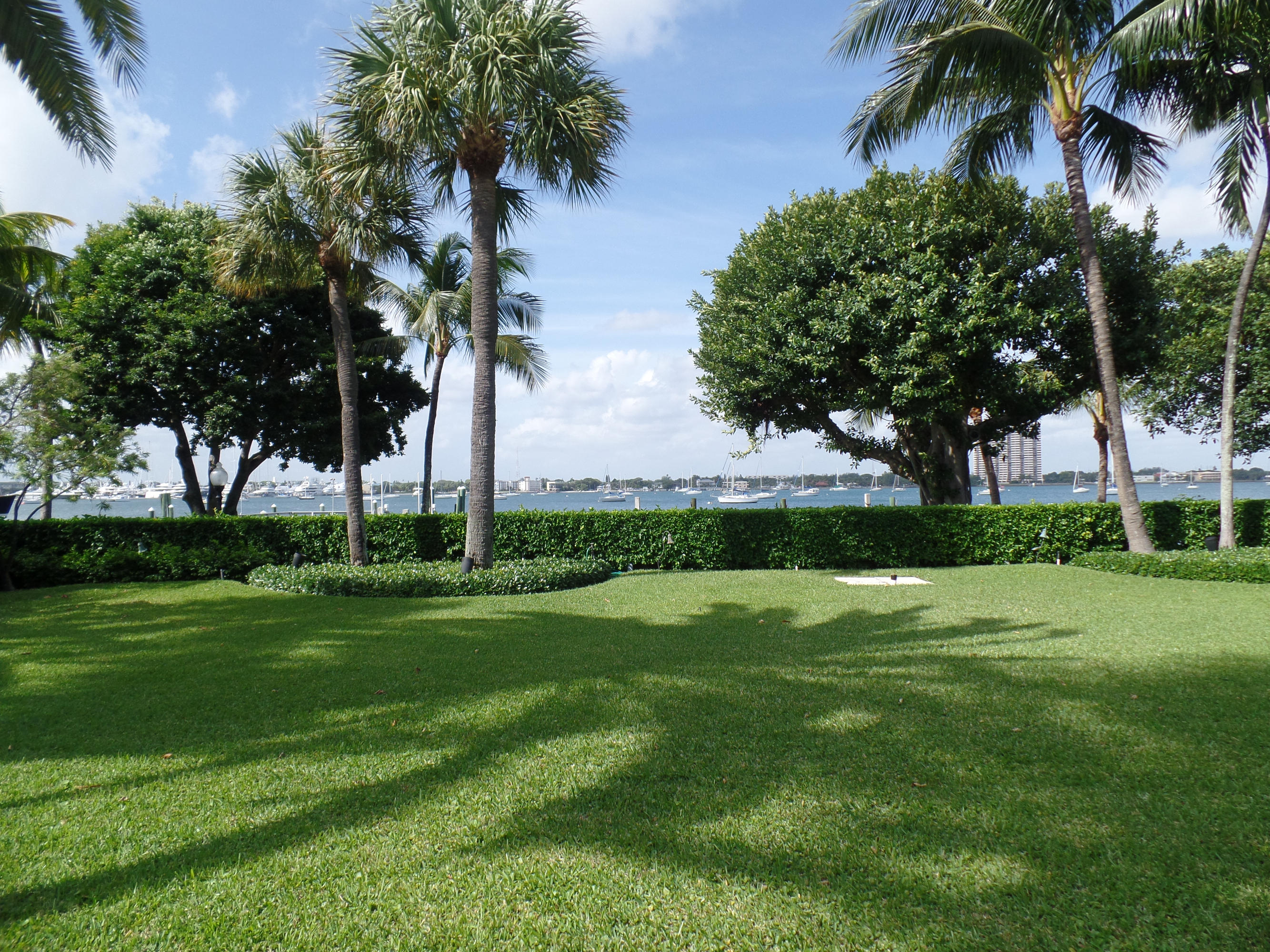 View of Intracoastal from gardens