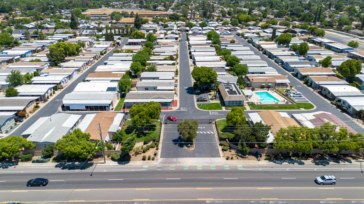 1200 South Carpenter Road, Unit 71 Modesto, CA 95351 - Photo 24 of 27 an aerial view of a city