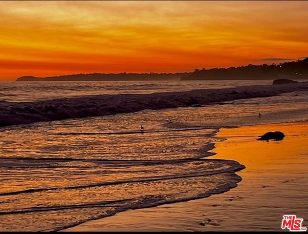 a view of an ocean and beach