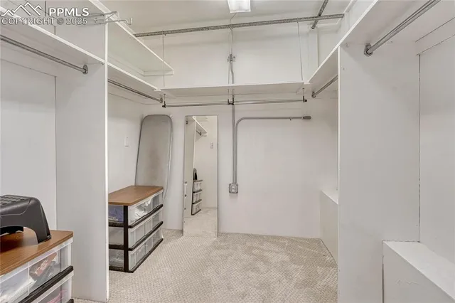 a view of walk in closet