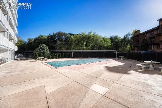 a view of a city with tall buildings