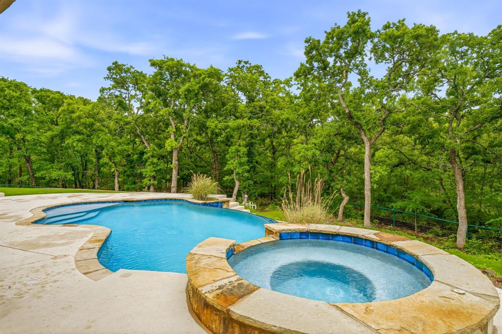 6436 Valley Creek Pilot Point, TX 76258 - Photo 35 of 40 Backyard pool view