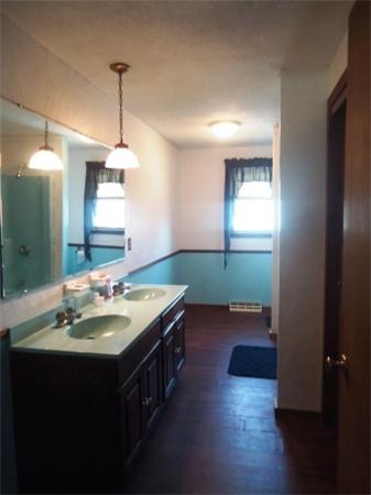1737 Petersham Road Hardwick, MA 01037 - Photo 8 of 17 a bathroom with a sink and a mirror