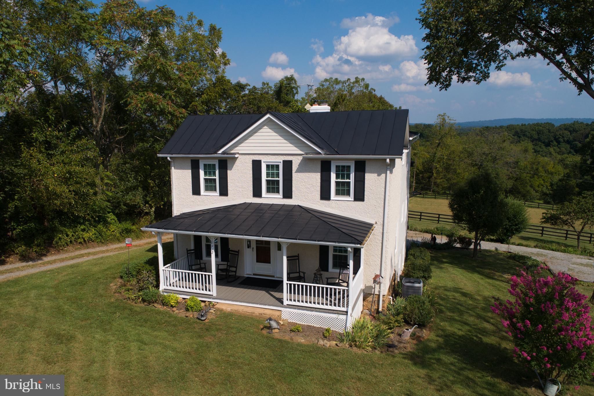 18912 Black Oak Road Purcellville, VA 20132 - Photo 23 of 66 Charming front porch with western Mountain Views