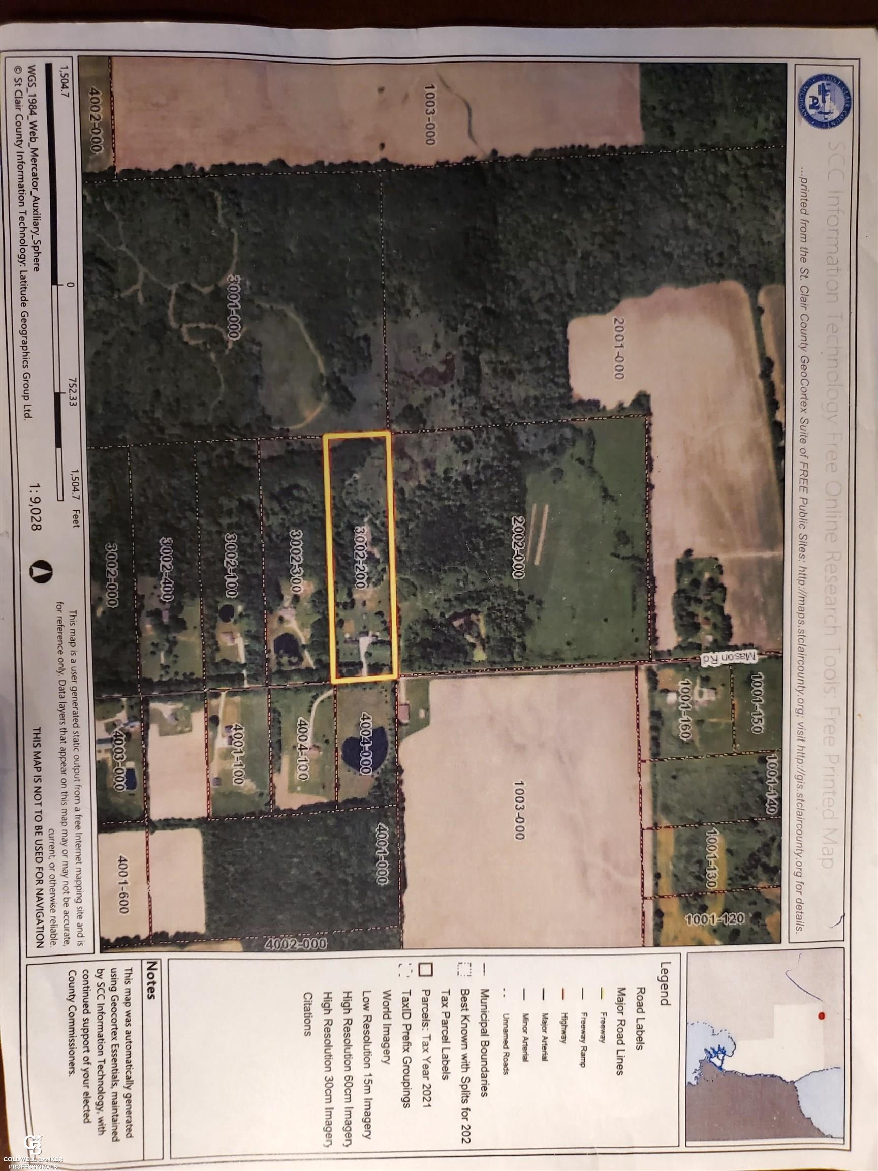 8731 Mason Road Yale, MI 48097 - Photo 40 of 40 Satellite