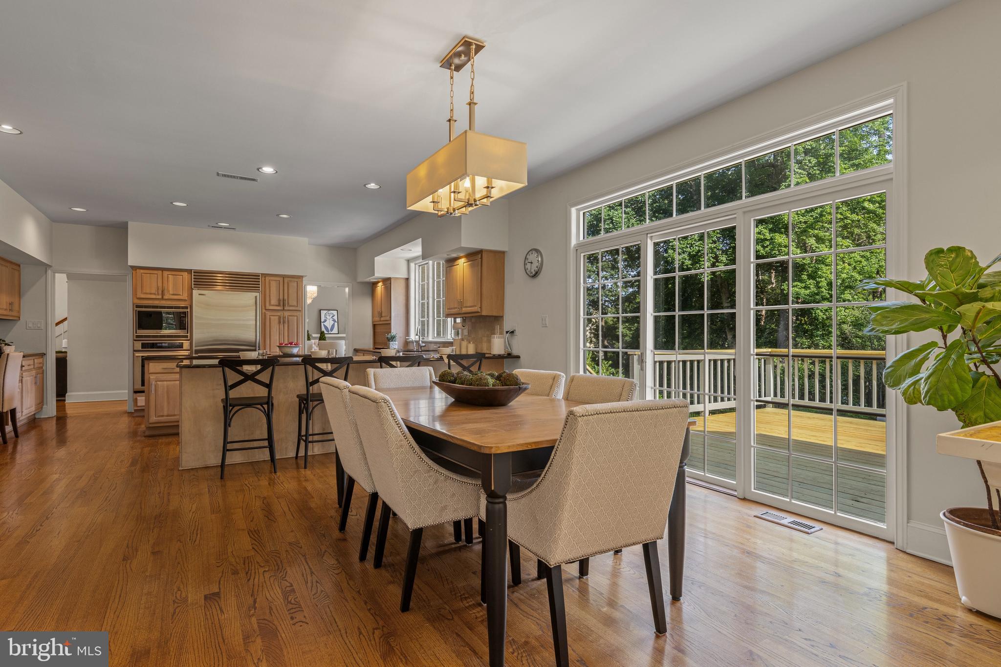 1285 Farm Road Berwyn, PA 19312 - Photo 25 of 75 a view of a dining room with furniture window and wooden floor