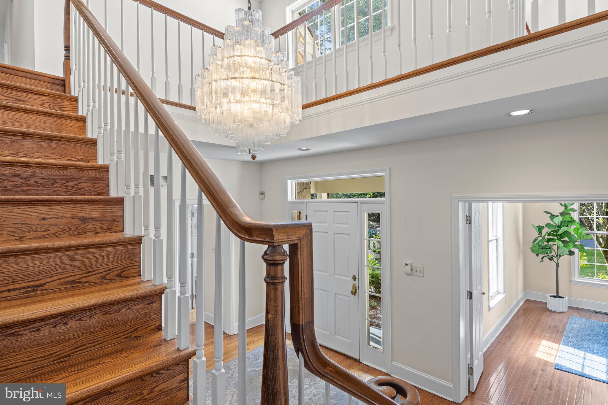 1285 Farm Road Berwyn, PA 19312 - Photo 35 of 75 a view of entryway and hall with wooden floor