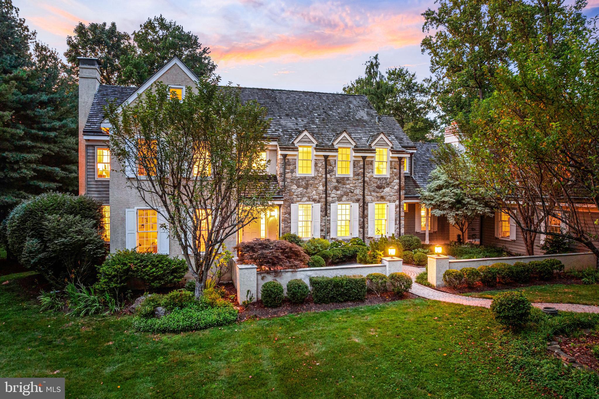 1285 Farm Road Berwyn, PA 19312 - Photo 5 of 75 a front view of a house with a yard