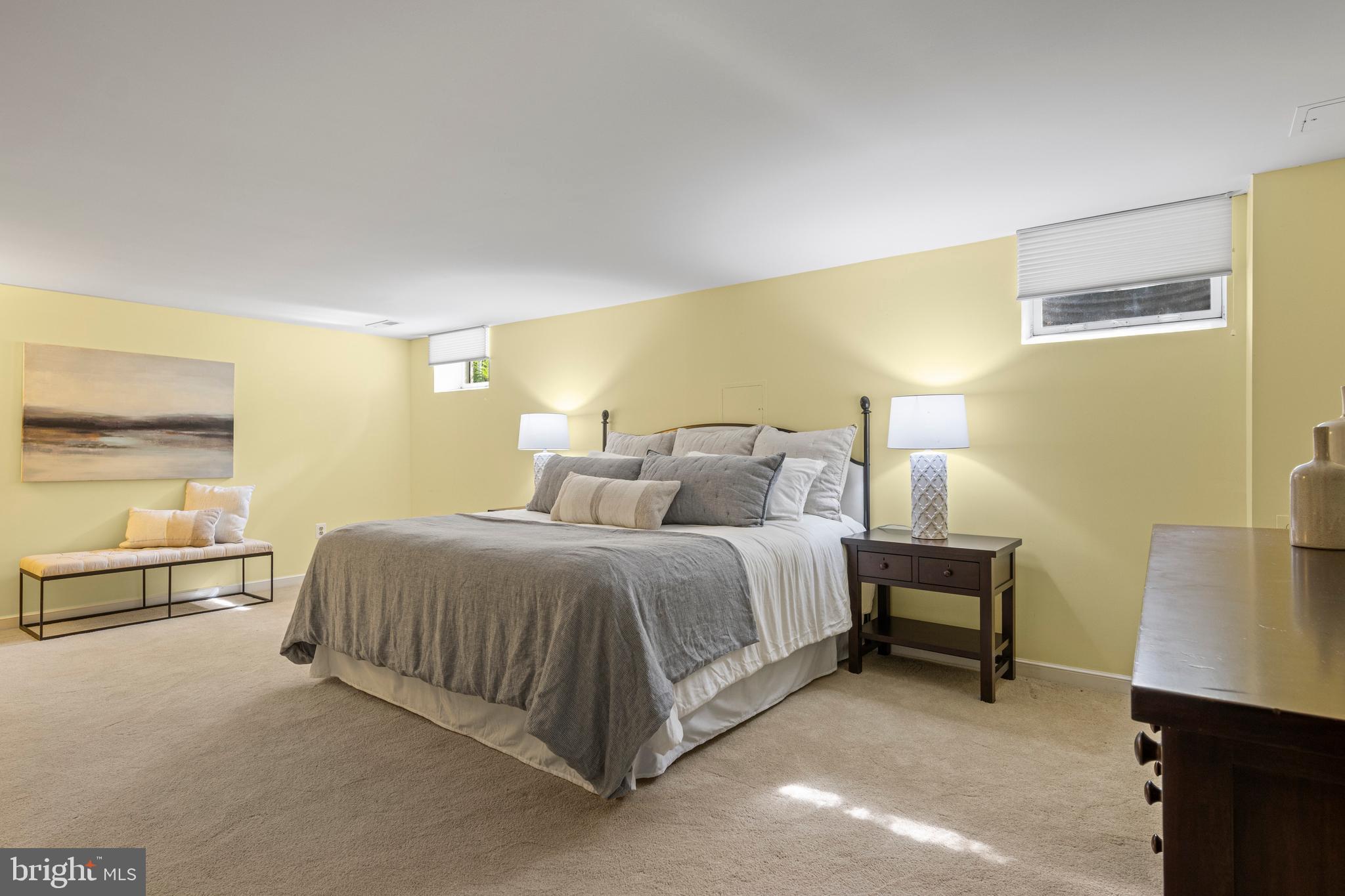 1285 Farm Road Berwyn, PA 19312 - Photo 55 of 75 a spacious bedroom with a bed and a desk in it