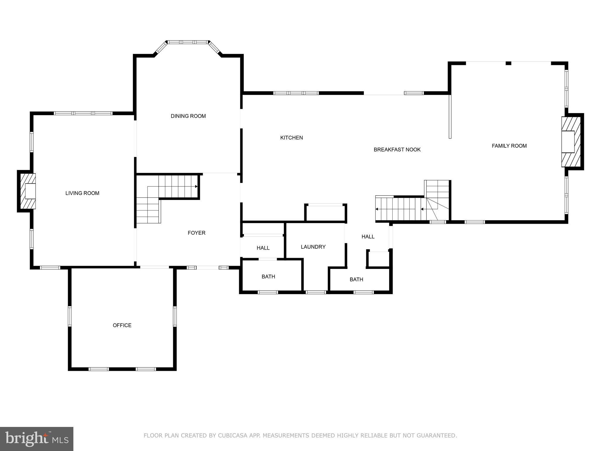 1285 Farm Road Berwyn, PA 19312 - Photo 73 of 75 main level floor plan