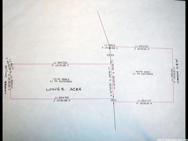 600 South Loafer Canyon Road South Payson, UT 84651 - Photo 1 of 1 Plat Map