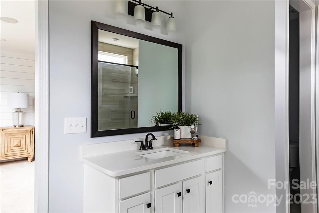 216 Brooks Springs Drive Fort Mill, SC 29708 - Photo 18 of 24 a bathroom with a sink and a mirror