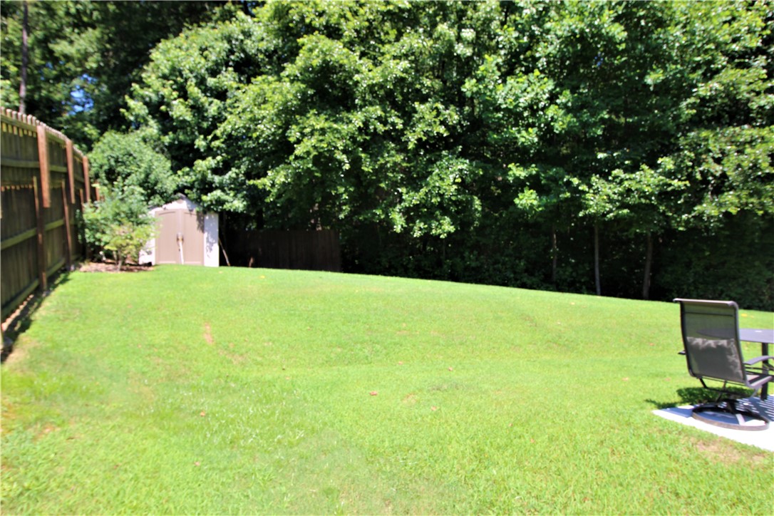 129 Duraleigh Road Anderson, SC 29621 - Photo 17 of 21 Back Yard w/utility shed