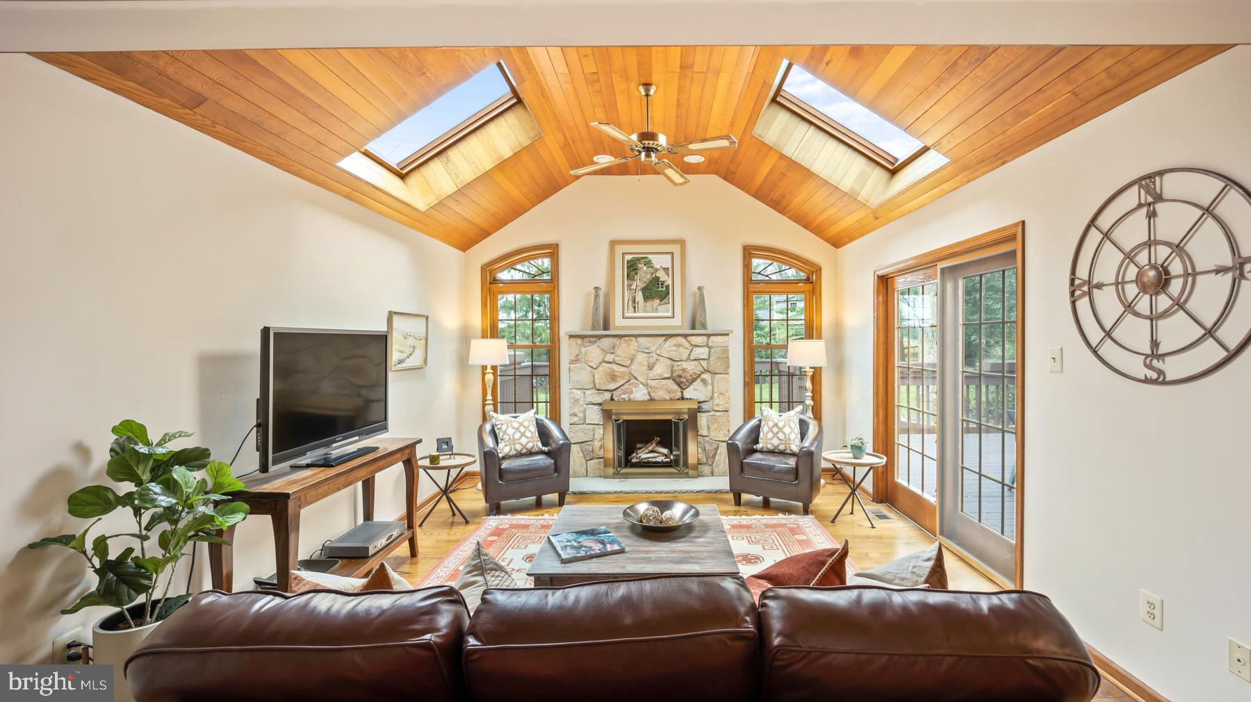 571 Berwyn Baptist Road Devon, PA 19333 - Photo 7 of 28 Family Room with skylites!