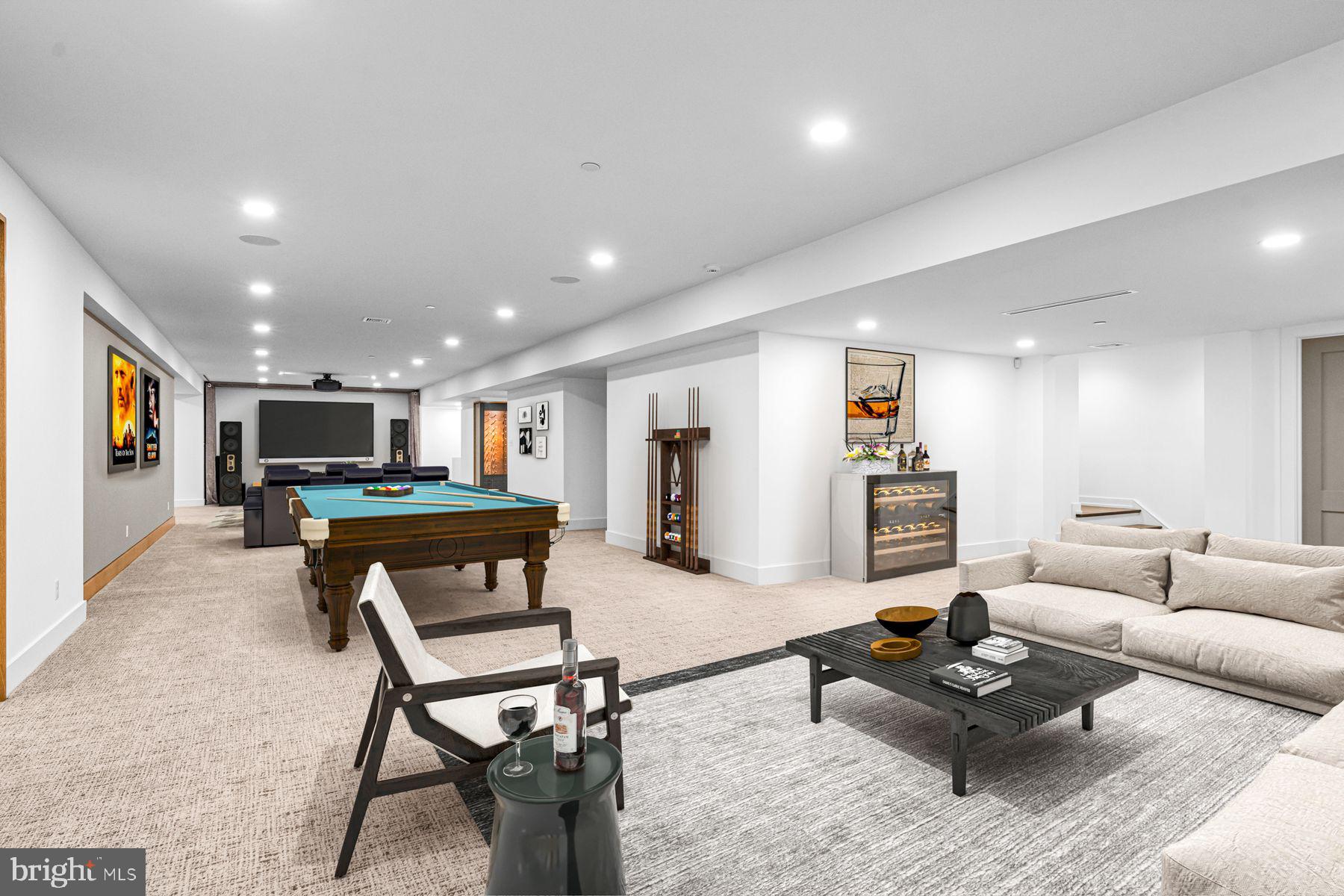 330 King Of Prussia Road Wayne, PA 19087 - Photo 53 of 63 Lower level with space for golf simulator