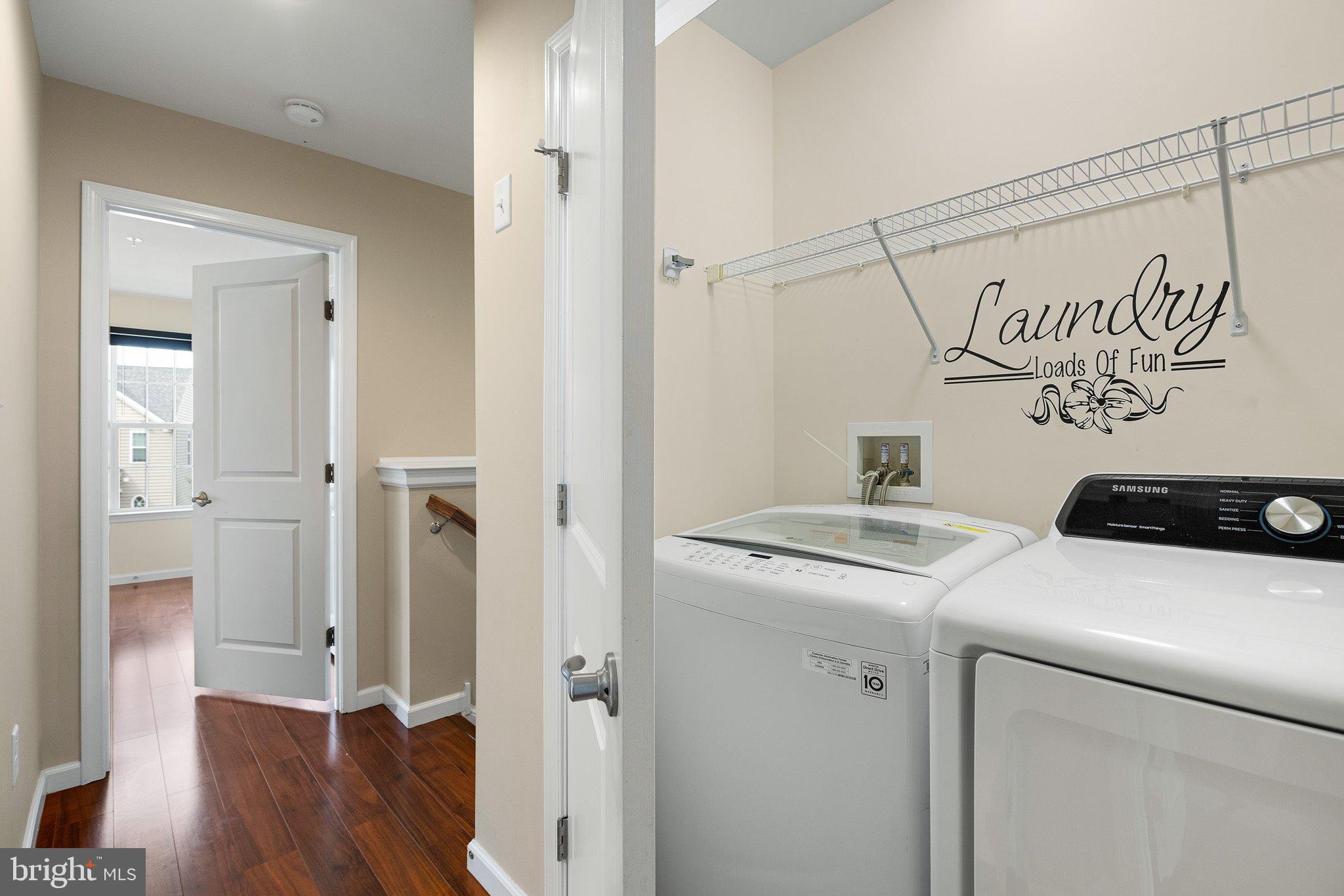 112 Tulsk Road Avondale, PA 19311 - Photo 15 of 20 Upstairs Laundry and Hall looking into Primary Bed