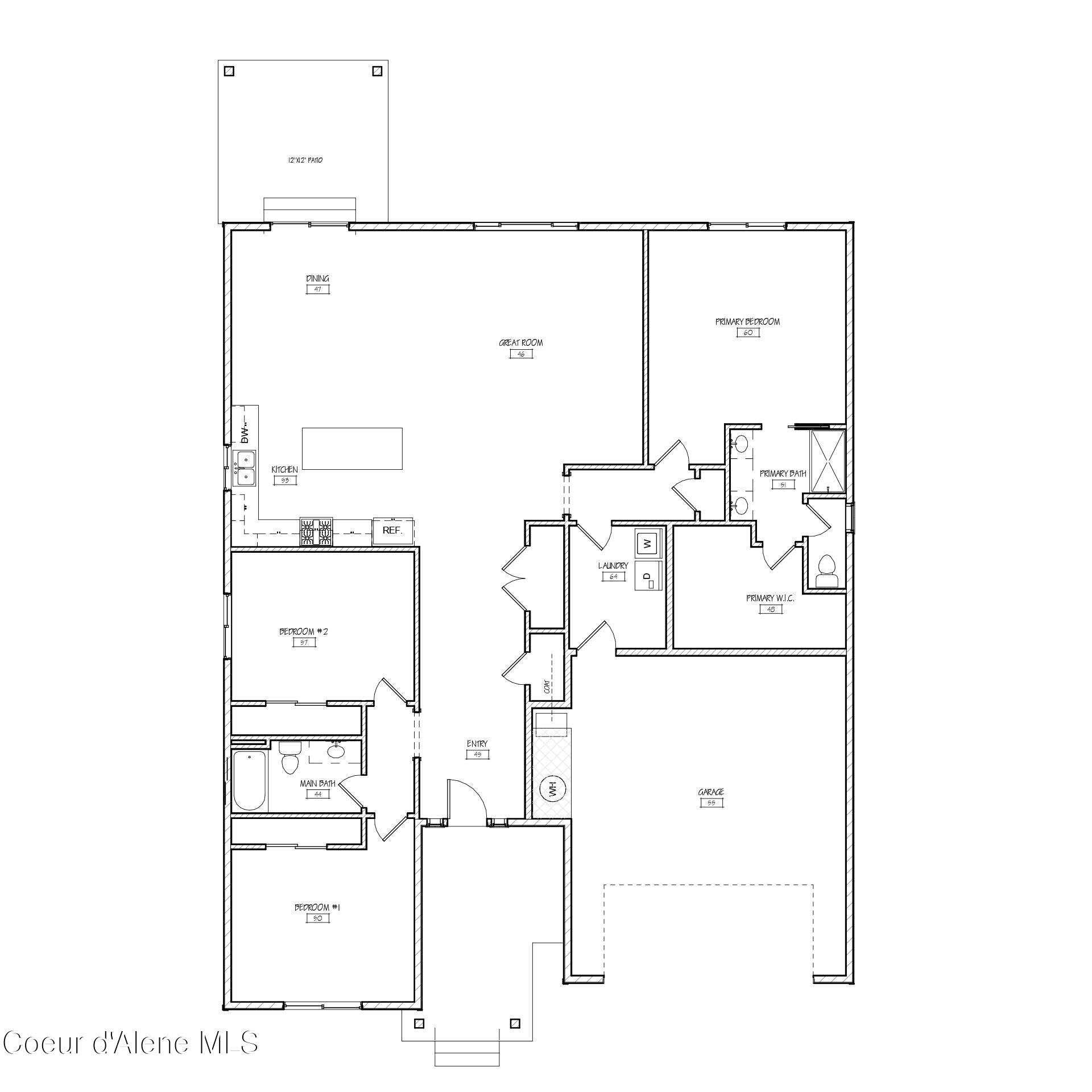 6962 West Constantine Lane Rathdrum, ID 83858 - Photo 5 of 5 24 Powderhorn Bay stock FloorPlan
