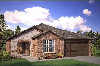 2902 134th Street Lubbock, TX 79423 - Photo 29 of 30 a front view of a house with a yard and garage
