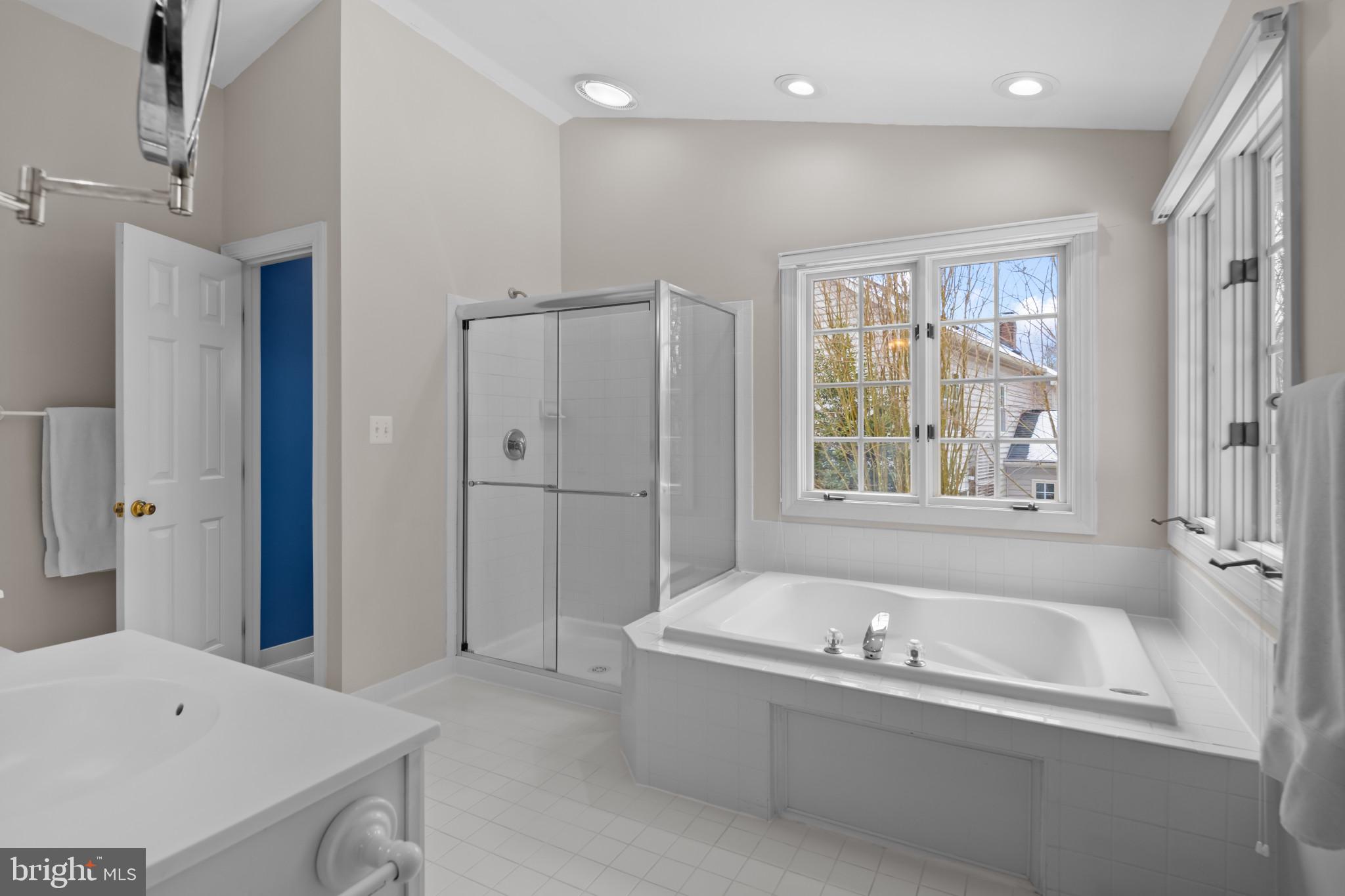 91 Colony Crossing Edgewater, MD 21037 - Photo 19 of 38 a bathroom with a bathtub and a shower